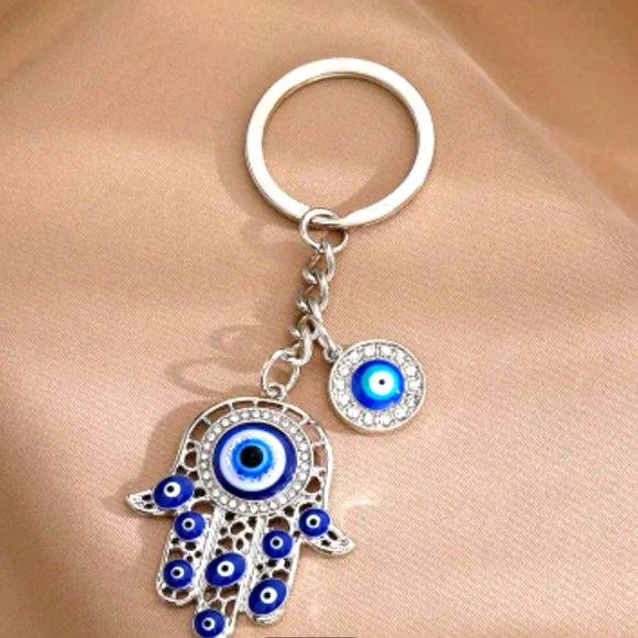 boutiques Accessories - Evil Eye Hand Key Charm